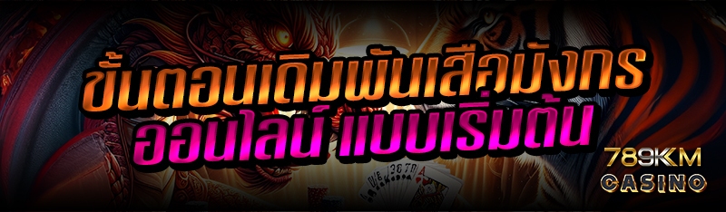 ขั้นตอนเดิมพันเสือมังกรออนไลน์ แบบเริ่มต้น